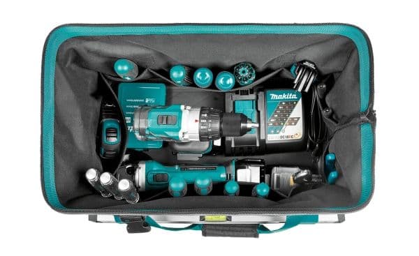 Makita E-15425 Förstärkt verktygsväska med ramöppning.