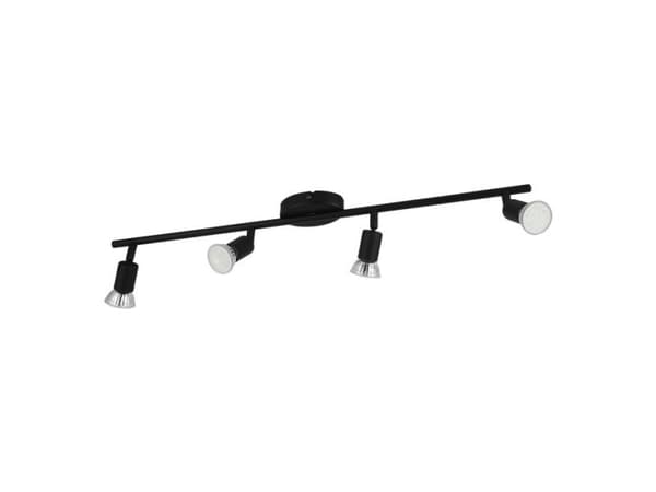 EGLO BUZZ LED spotskinne 4L i sort