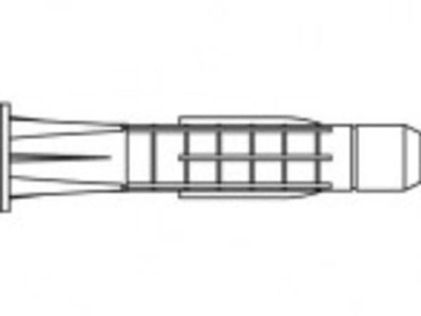 TOOLCRAFT expanderpluggar 37 mm 100 st