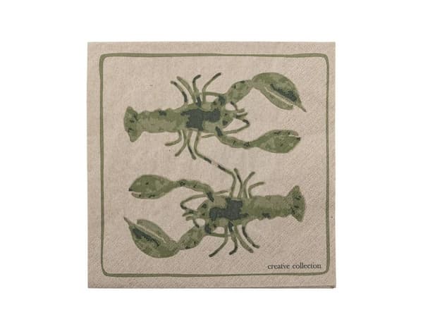 CREATIVE COLLECTION Hadden servett, grön, FSC® återvunnet papper