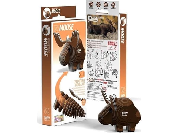 Eugy the Moose - 3D eco-pussel