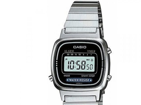 Casio LA670WD-1DF, Vanntett, Elektronisk