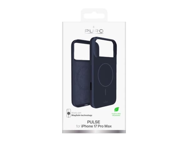 Puro Pulse skyddsskal i polykarbonat för iPhone 17 Pro Max - mörkblå