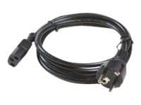 MicroConnect - Strömkabel - IEC 60320 - 10 m - svart