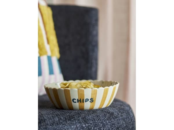 BLOOMINGVILLE chipskål multifärgad stengods