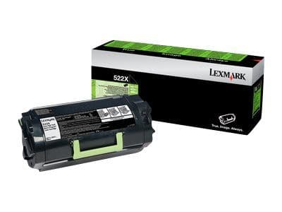 Lexmark 522X R, 45000 sivua, Musta, 1 kpl