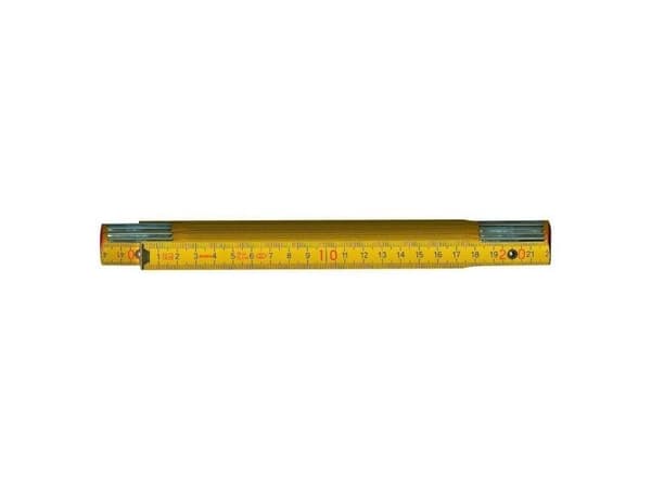 Bernstein 7-502, Puu, Metrinen, cm, mm, Harmaa, cm/mm, 2 m