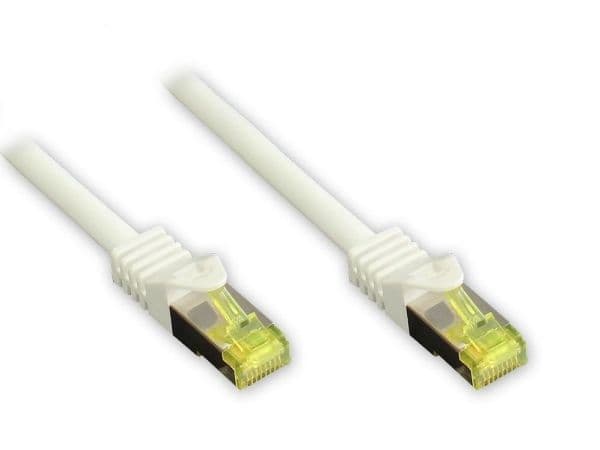 Good Connections Patchkabel mit Cat. 7 Rohkabel S/FTP weiß 1m