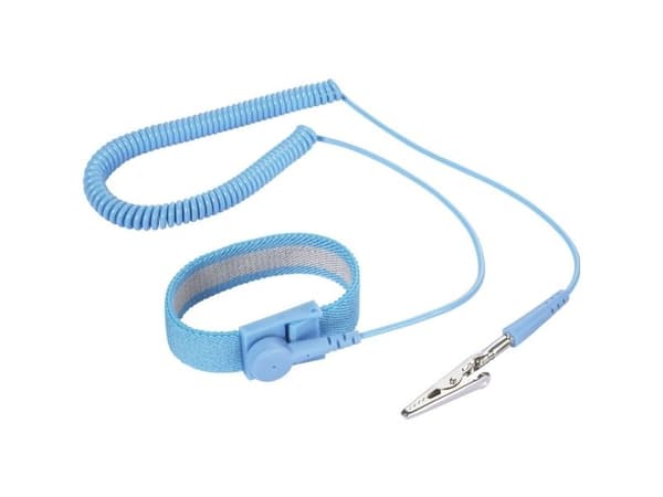 TRU COMPONENTS ESD-armband 2,5 m tryckknapp 10 mm bag