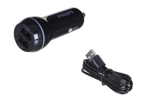 Philips-lader 2x USB-A 3,1 A (DLP2357U/10)
