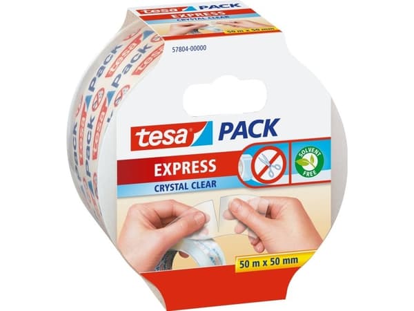 TESA Express, 50 m, Transparent, Polypropylen (PP), 50 mm