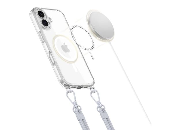 Tech-Protect FlexAir Chain Magsafe do iPhone 16 szary/rózowy