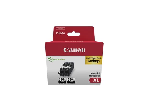Canon 6431B010, musta, 2 kpl, Kaksoispakkaus
