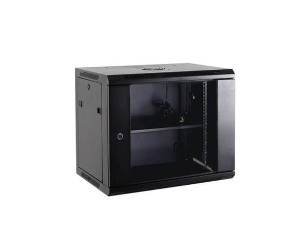 Netrack - Rack skap - veggmonterbar - grå - 12U - 19"