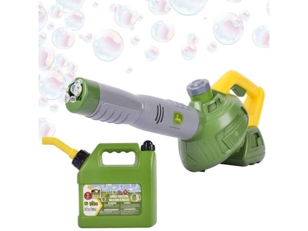 John Deere Bubble Leaf Blower & refill-patron