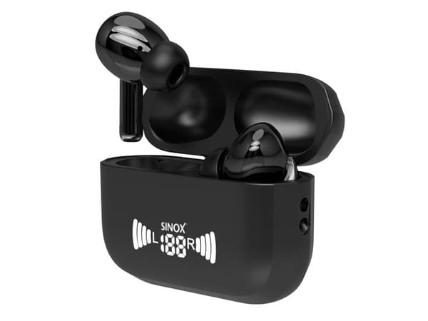 Sinox Lifestyle TWS-hodetelefoner sort