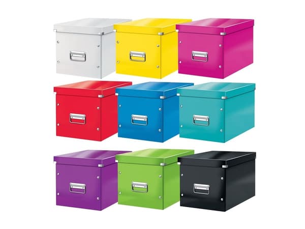 Arkivboks Click &amp; Store Cube Large isblå