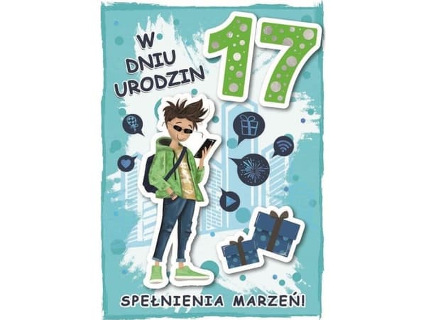 Syntymäpäiväkortti 17