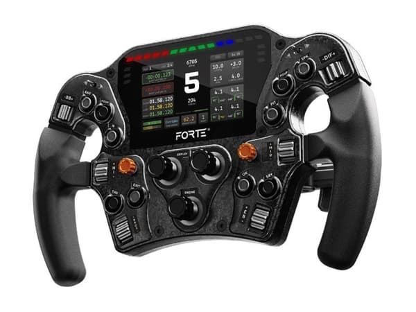 Asetek SimSports Forte Formula Pro Button Box, 4.3 inch LCD, aRGB - black
