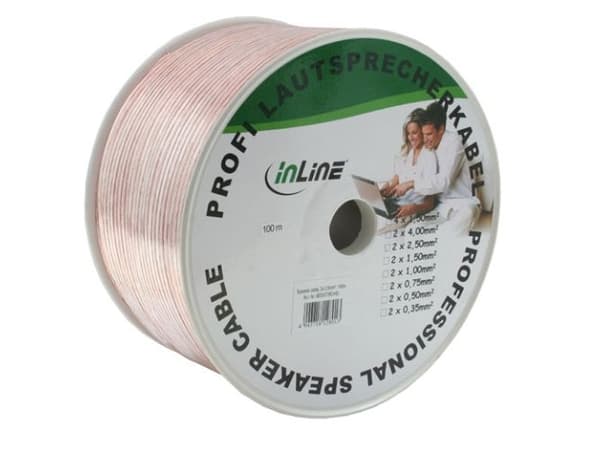 InLine Cable-kabel 2 x 2,5, 100 m (98300T)