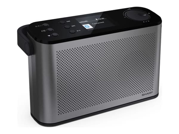 Sharp Osaka DR-P540 - Bärbar DAB-radio - inget operativsystem - åskmolnsgrå