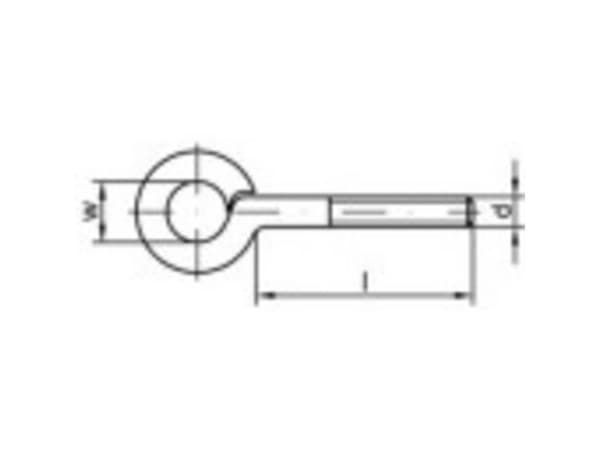 TOOLCRAFT gjengekutter (type 48) 12 x 60 mm Rustfritt stål A2 M8 (50 stk)