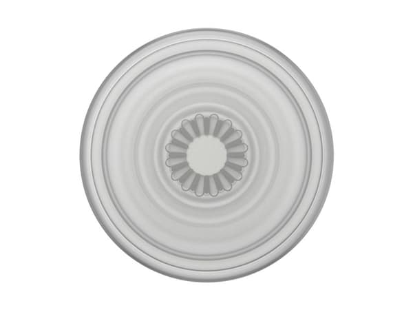 PopSockets PlantCore, Grepp, Grå, Translucent, Symmetriskt mönster, Universal, 1 styck, 38,8 mm