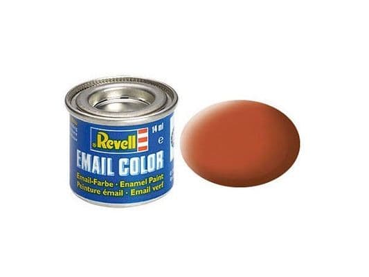 Emalj 14 ml, brun matt