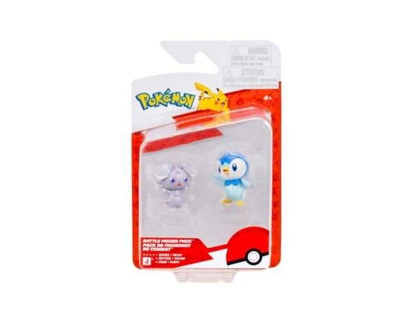 POKEMON BATTLE FIGURE ESPURR PIPLUP