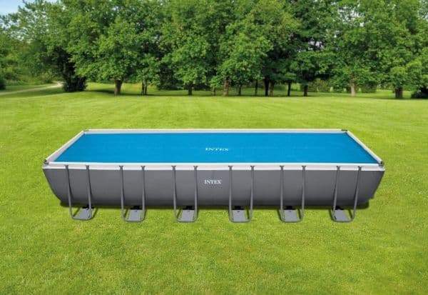 Intex 28017, Solskydd till pool, Ovanmarkspool, Rektangulär, Blå, 3460 mm, 7160 mm
