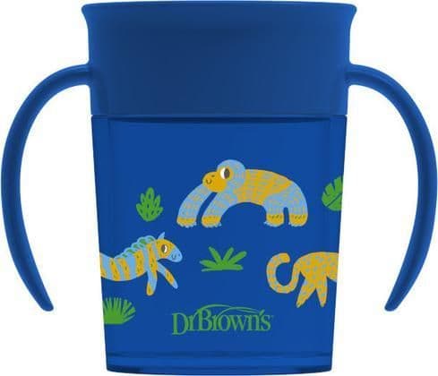 TC71006-DR BROWN's-CUP 360° drickglas 200 ml blå