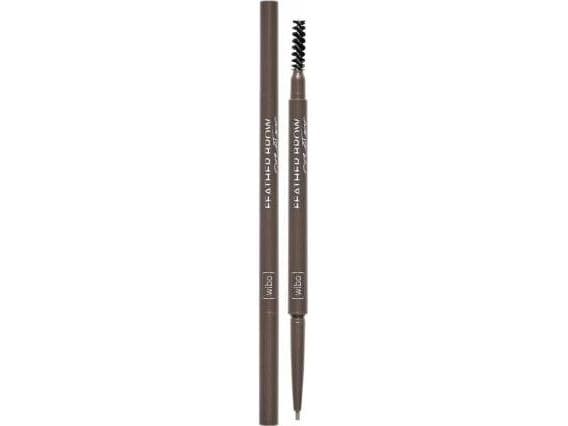 WIBO Feather Brow Creator brynspenn med børste Soft Brown