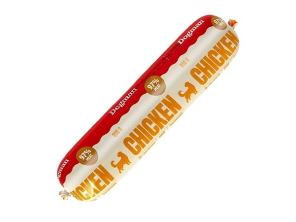 Dogman Chicken Sausage Våtfoder för hund 800g