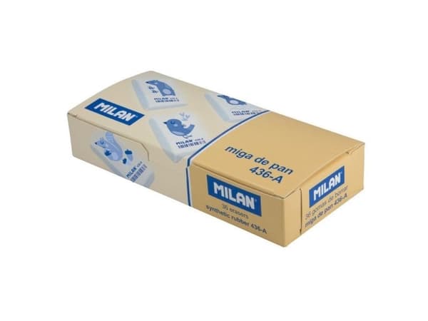 MILAN Eraser kuviolla 436A 36 kpl