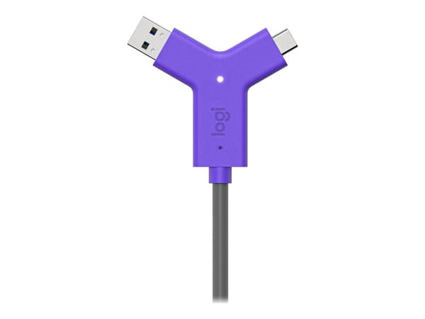 Logitech Swytch - Hub - 2 x HDMI + 1 x SuperSpeed USB + 2 x USB-C - stasjonær - for Room Solution Huddle, Large