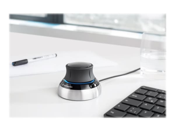 3Dconnexion SpaceMouse Compact - 3D-mus - 2 knapper - kablet - USB