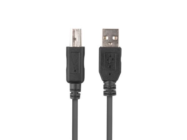 Lanberg CA-USBA-15CU-0010-BK, 1 m, USB A, USB B, USB 2.0, 480 Mbit/s, Musta