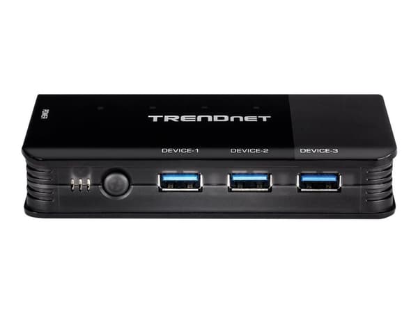 TRENDnet TK-U404 - Hub - 4 x USB 3.1 (for PCs) + 4 x USB 3.1 (for devices) - stasjonær