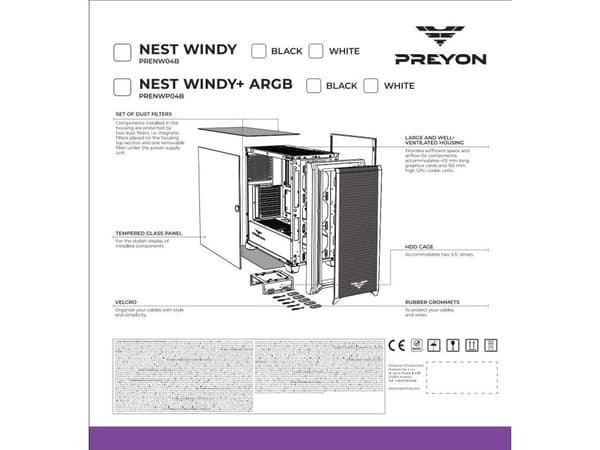 PREYON Nest Windy PC Case
