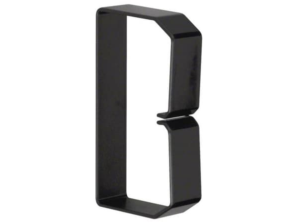 Hager B601003, Svart, PVC