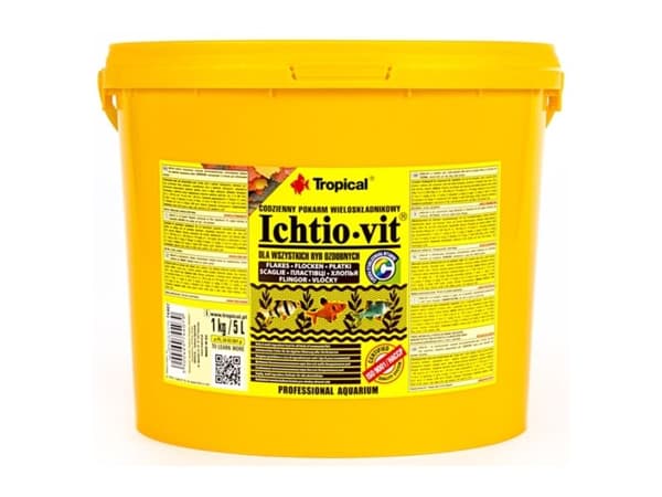 Tropisk ICHTIO-VIT fôr-bøtte 5 l