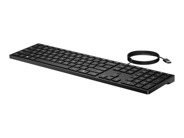 HP Desktop 320K - Näppäimistö - USB - saksa (9SR37UT#ABD)
