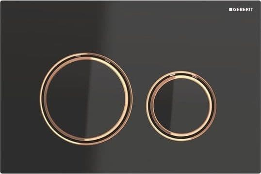 Manöverplatta Sigma 50 rödguld, svart