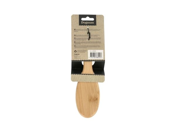 DOGMAN Børste lang bust Bambus M 22cm