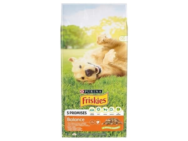 PURINA Friskies Balance Chicken with vegetables torrfoder till hund 10 + 5 kg