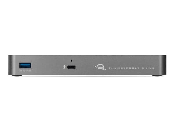 OWC - Dockningsstation - USB-C / USB4 / Thunderbolt 3 / Thunderbolt 4 / Thunderbolt 5 - 3 x Thunderbolt 5 - 180 Watt