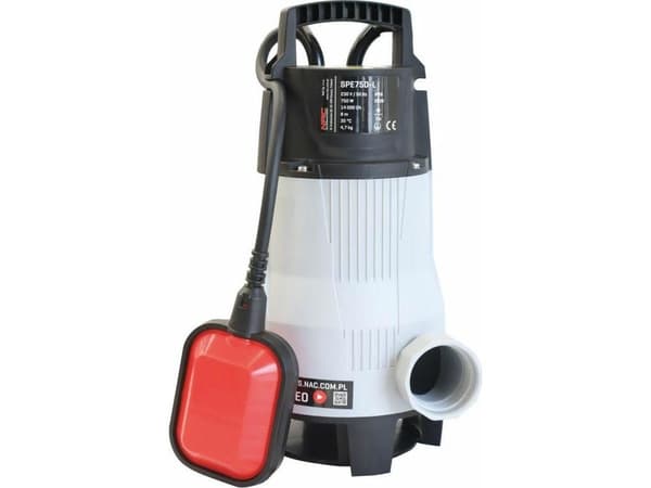 NAC dränkbar smuts vattenpump 750W (SPE75D-L)