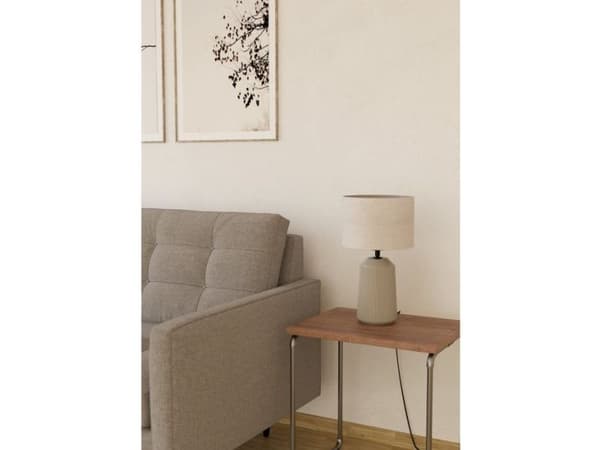 EGLO CAPALBIO bordlampe sand/hvit