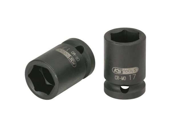 KS Tools 515.1028, Kraftpipe, Sort, 1 hoder, 1/2", Metrisk, 28 mm