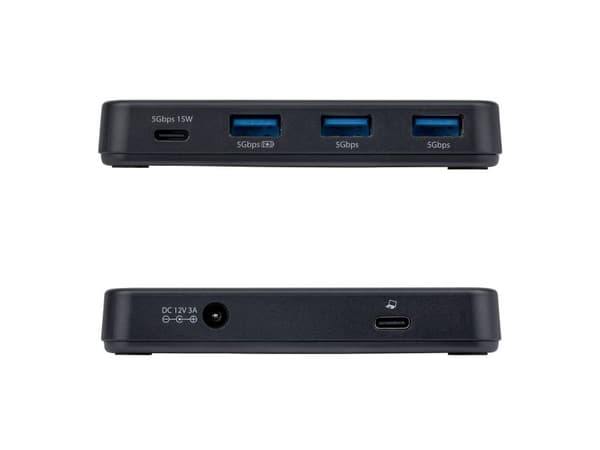 Startech - Hub - 3 x SuperSpeed USB 3.0 + 1 x USB-C (strømlevering) - stasjonær